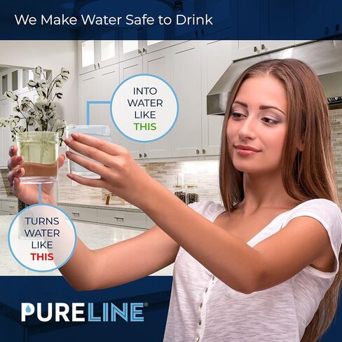 Pureline DA29-00003G Water Filter Samsung Replacement for DA29-00003G, Aqua-Pure Plus, RSG257AARS, DA29-00003F DA29-00003B, DA29-00003A, HAFCU1, RF267AERS, RS22HDHPNSR, HDX-FMS-1. (3 Pack) in Saudi Arabia