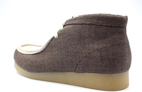 NEKTA /ke'nekt/ Kingston Chukka Boots for Men - Men's High-Top Casual Boots - Dessert Boots - Leather Suede and Textile in Kuwait
