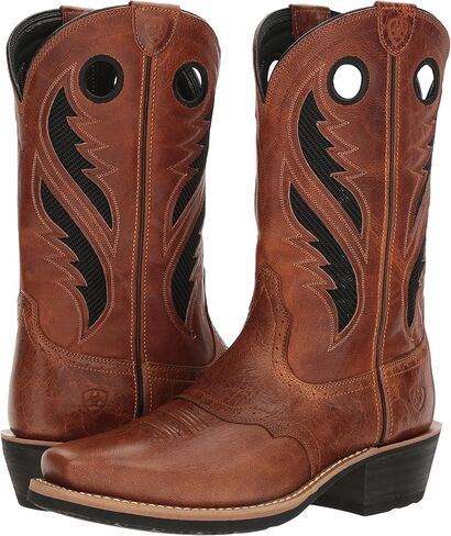 Ariat Heritage Roughstock VentTek Western Boot - Men’s Leather Country Boots in Kuwait