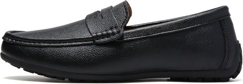 JINDELI Men's Leather Casual Slip on Loafers Driving Walking Shoes in Saudi Arabia
