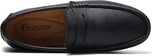 JINDELI Men's Leather Casual Slip on Loafers Driving Walking Shoes in Saudi Arabia