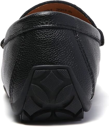 JINDELI Men's Leather Casual Slip on Loafers Driving Walking Shoes in Saudi Arabia