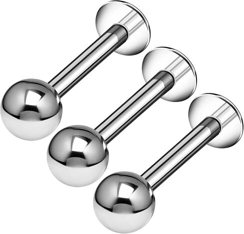 3PCS Steel Labret 16g 1.2mm 4mm Ball Marilyn Monroe Spiderbite Tragus Snakebites Earrings Spiderbite Piercing Jewelry in Saudi Arabia