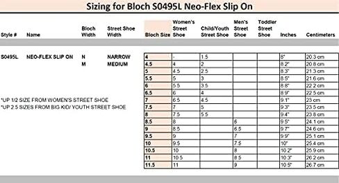 حذاء Bloch Dance النسائي من الجلد Neo-Flex والنيوبرين سهل الارتداء بنعل منفصل in Kuwait