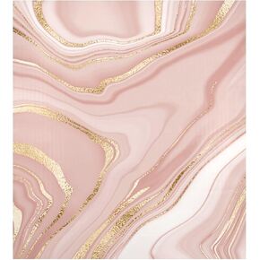 مودو غطاء مغناطيسي لغسالة الصحون بتصميم رخامي بلون ذهبي وردي، لوحة ثلاجة مغناطيسية لغسيل الباب الامامي، غطاء ديكور للمنزل والمطبخ والمنزل الريفي، 23 × 26 انش in Kuwait