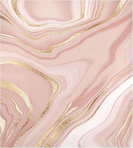 مودو غطاء مغناطيسي لغسالة الصحون بتصميم رخامي بلون ذهبي وردي، لوحة ثلاجة مغناطيسية لغسيل الباب الامامي، غطاء ديكور للمنزل والمطبخ والمنزل الريفي، 23 × 26 انش in Kuwait