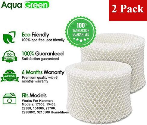 AQUA GREEN MAF2 Filter Compatible with AIRCARE MAF2, Kenmore 15508,15408 Humidifier Wick Filter (2-Pack) in Kuwait