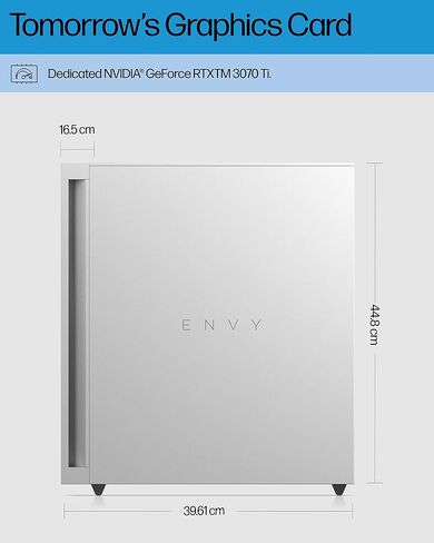 كمبيوتر مكتبي HP Envy، NVIDIA GeForce RTX 3070 Ti، الجيل الثاني عشر Intel Core i7-12700، 16 جيجابايت SDRAM، 1 تيرابايت SSD، Windows 11 Home، Wi-Fi 6 وBluetooth، 10 منافذ USB، برج الكمبيوتر المدمج مسبقًا (TE02- 0030، 2022) (متجدد) in Kuwait