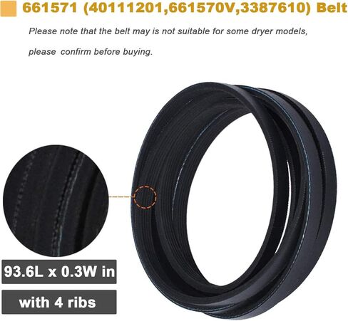 4392067RC طقم إصلاح مجفف الشعر 279640 قطعة بديلة 4392067VP متوافق مع ويرلبول كين-مور ، PS373088 AP3109602 تتضمن مجموعات إصلاح 279640 Idler Pulley W10314173 Drum Roller 661570 Belt in Kuwait