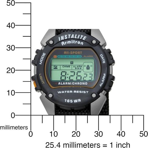 Sport Men's Digital Chronograph Nylon Strap Watch, 40/6623 in Saudi Arabia