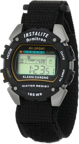 Sport Men's Digital Chronograph Nylon Strap Watch, 40/6623 in Saudi Arabia