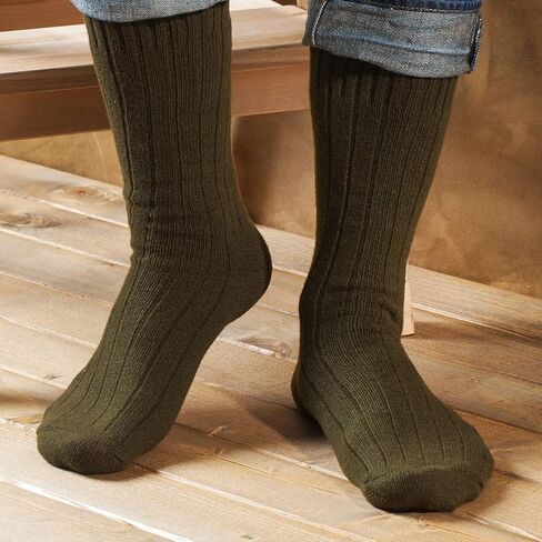 WEST COAST KNITWEAR Mens Fine Cashmere and Merino Wool Super Soft and Warm Winter Fluffy Mid-Calf Socks in Saudi Arabia