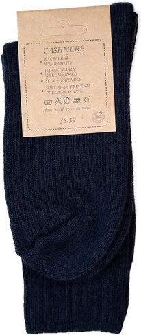 WEST COAST KNITWEAR Mens Fine Cashmere and Merino Wool Super Soft and Warm Winter Fluffy Mid-Calf Socks in Saudi Arabia