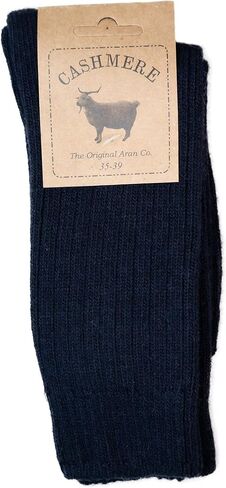 WEST COAST KNITWEAR Mens Fine Cashmere and Merino Wool Super Soft and Warm Winter Fluffy Mid-Calf Socks in Saudi Arabia
