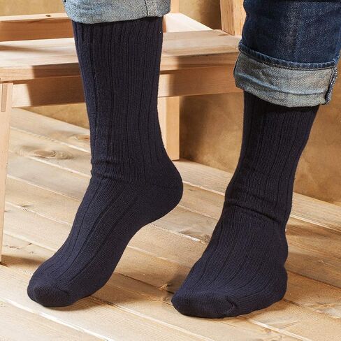 WEST COAST KNITWEAR Mens Fine Cashmere and Merino Wool Super Soft and Warm Winter Fluffy Mid-Calf Socks in Saudi Arabia