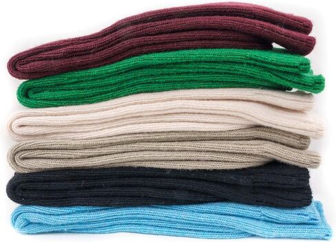 جوارب WEST COAST KNITWEAR للرجال من الكشمير الناعم وصوف ميرينو فائق النعومة والدفء للشتاء منفوش منتصف الساق in Kuwait