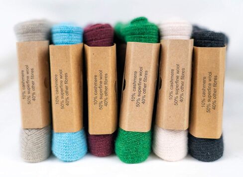 جوارب WEST COAST KNITWEAR للرجال من الكشمير الناعم وصوف ميرينو فائق النعومة والدفء للشتاء منفوش منتصف الساق in Kuwait