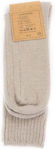 جوارب WEST COAST KNITWEAR للرجال من الكشمير الناعم وصوف ميرينو فائق النعومة والدفء للشتاء منفوش منتصف الساق in Kuwait