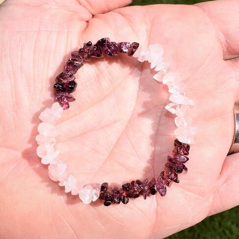 سوار Zenergy Gems Charged من الخرز الكريستالي الطبيعي الفاخر + كريستال شحن السيلينيت المغربي [متضمن] in Saudi Arabia