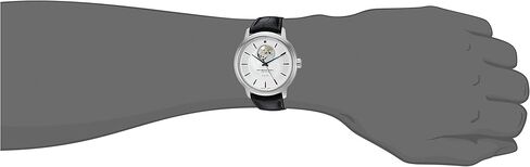 RAYMOND WEIL Men's Maestro Stainless Steel Swiss-Automatic Watch with Leather Strap, Black (Model: 2227-STC-65001) in Kuwait