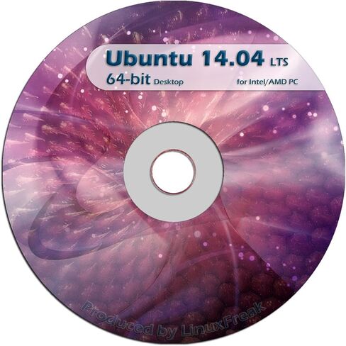 Ubuntu Linux 14.04 64 Bit Desktop Live DVD LTS -Replace Windows in Saudi Arabia