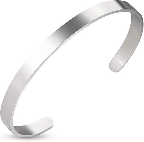A N KINGPiiN Inspirational bracelets Stainless Steel Cuff Bangle Gifts for Women, Men Teens Girls -Motivational Mantra Quote inspirational Jewelry for friendship encouragement with gift box in Saudi Arabia