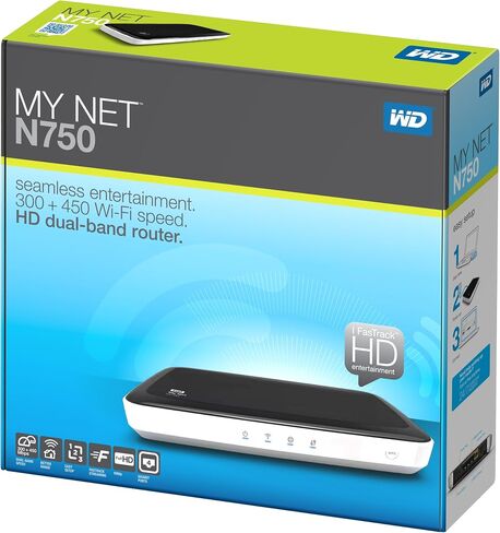 WD My Net N750 HD Dual Band Router Wireless N WiFi Router Accelerate HD in Saudi Arabia