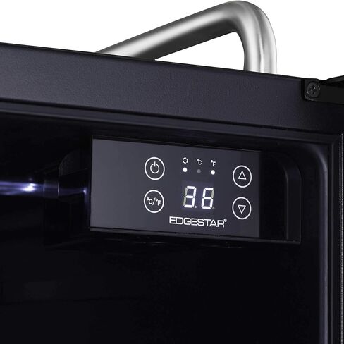 EdgeStar BR1500BL 15" Built-In Kegerator Conversion Refrigerator - Black Stainless Steel in Kuwait