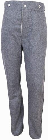 Civil War US Officer's Men '1' inch Trim Trouser-Wool Pants in Saudi Arabia