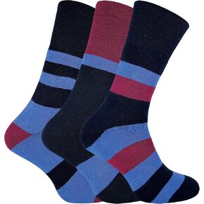 3 Pack Mens Cushion Padded Double Layer Anti Blister Liner Socks for Hiking in Kuwait