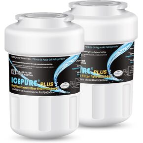 استبدال ICEPURE NSF53&42 Premium MWF لـ GE MFW، MWFP، 197D6321P006، WFC1201، MWFA، PC75009، HDX FMG-1، GSE25GSHECSS، 46-9996، GSH25JSDDSS، PSHS6PGZBESS، MWFA فلتر مياه الثلاجة 2PACK (قد تختلف العبوة). in Saudi Arabia