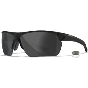 Wiley X Guard Advanced Sunglasses, Ballistic Rated ANSI Z87 Safety Glasses for Men and Women, UV Eye Protection for Shooting, Fishing, Biking, and Extreme Sports, Matte Black Frames, Changeable Smoke Grey Tinted and Clear Lenses in Saudi Arabia