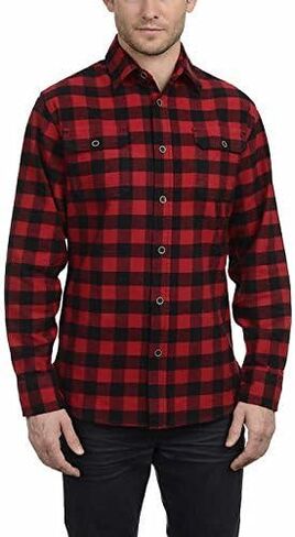 Jachs Men’s Brawny Flannel Shirt in Saudi Arabia