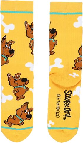 Scooby Doo Men's Socks Scrappy And Scooby 2 Pack Athletic Adult Crew Socks in Kuwait