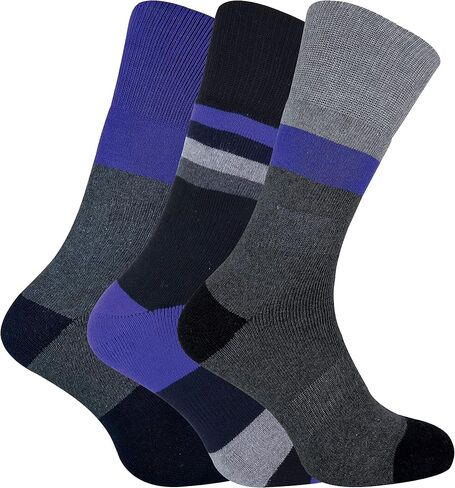 3 Pack Mens Cushion Padded Double Layer Anti Blister Liner Socks for Hiking in Kuwait