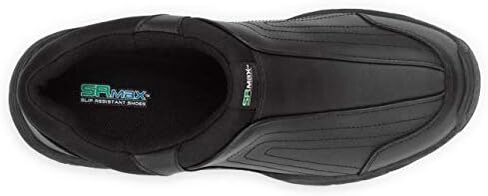 SR Max Charlotte, Men's, Black, Athletic Slip On Style Slip Resistant Soft Toe Work Shoe in Saudi Arabia