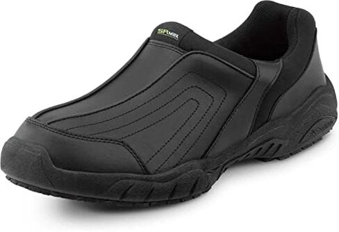 SR Max Charlotte, Men's, Black, Athletic Slip On Style Slip Resistant Soft Toe Work Shoe in Saudi Arabia