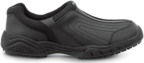 SR Max Charlotte, Men's, Black, Athletic Slip On Style Slip Resistant Soft Toe Work Shoe in Saudi Arabia