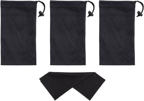 Mamlyn Sunglasses Pouch Soft Slim Glasses and Phone Case with Drawstring Closure in Kuwait