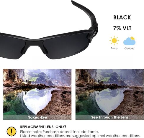 BLAZERBUCK Polarized Replacement Lenses & Sock Kit for Oakley Flak 2.0 OO9295-24K Gold in Kuwait