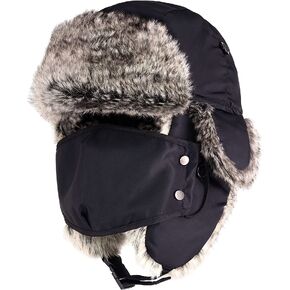 CHOK.LIDS Waterproof Winter Trapper Bomber Hats Unisex Premium Strength Ushanka Ear Flap Chin Strap Cold Weather Outdoor