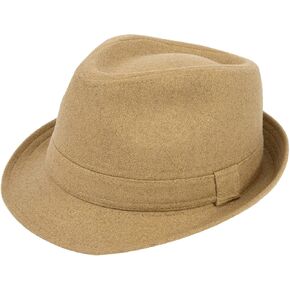 Men's Classic Manhattan Structured Trilby Fedora Hat for Women in Saudi Arabia