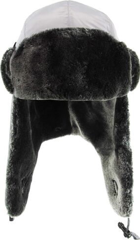 Basic Solid Blank Aviator Trapper hat Trooper Ear Flaps Ushanka Eskimo Russian Warm Winter Cold in Saudi Arabia