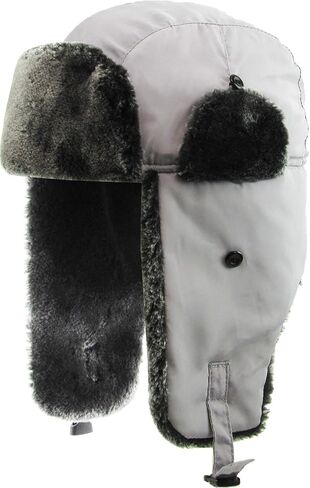 Basic Solid Blank Aviator Trapper hat Trooper Ear Flaps Ushanka Eskimo Russian Warm Winter Cold in Saudi Arabia