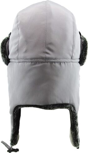 Basic Solid Blank Aviator Trapper hat Trooper Ear Flaps Ushanka Eskimo Russian Warm Winter Cold in Saudi Arabia