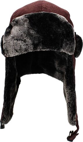 Basic Solid Blank Aviator Trapper hat Trooper Ear Flaps Ushanka Eskimo Russian Warm Winter Cold in Saudi Arabia