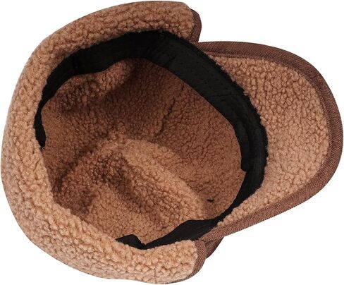 CLAPE Russian Trapper Ushanka Hat Eskimo Warm Pilot Cap Hats Earflaps Baseball Cap Visor Dad Hat for Outdoor Skiing in Saudi Arabia