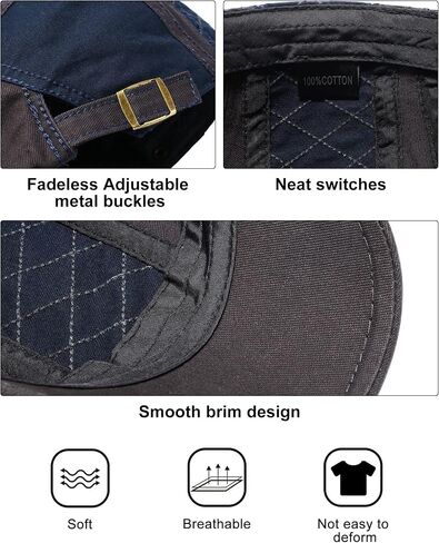 Zhanmai 4 Pieces Newsboy Hats for Men Summer Cabbie Cap Newsboy Flat CapIvy Cap Newsboy Hunting Hat for Men in Saudi Arabia