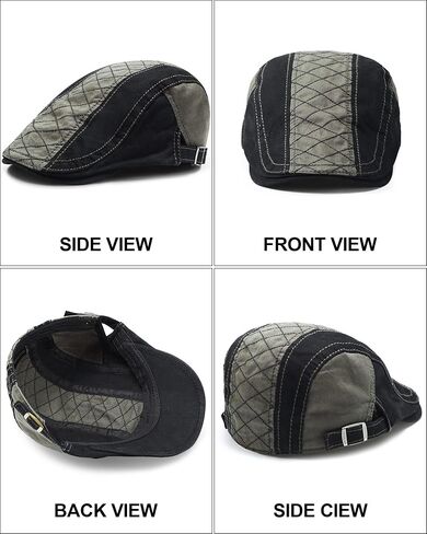 Zhanmai 4 Pieces Newsboy Hats for Men Summer Cabbie Cap Newsboy Flat CapIvy Cap Newsboy Hunting Hat for Men in Saudi Arabia