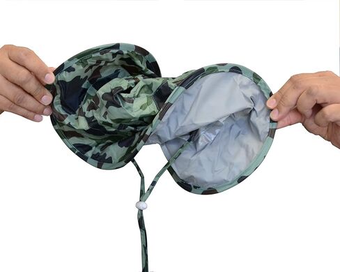 Twist-and-Fold Rain Hat, Unisex, 15 inch Diameter Brim in Saudi Arabia